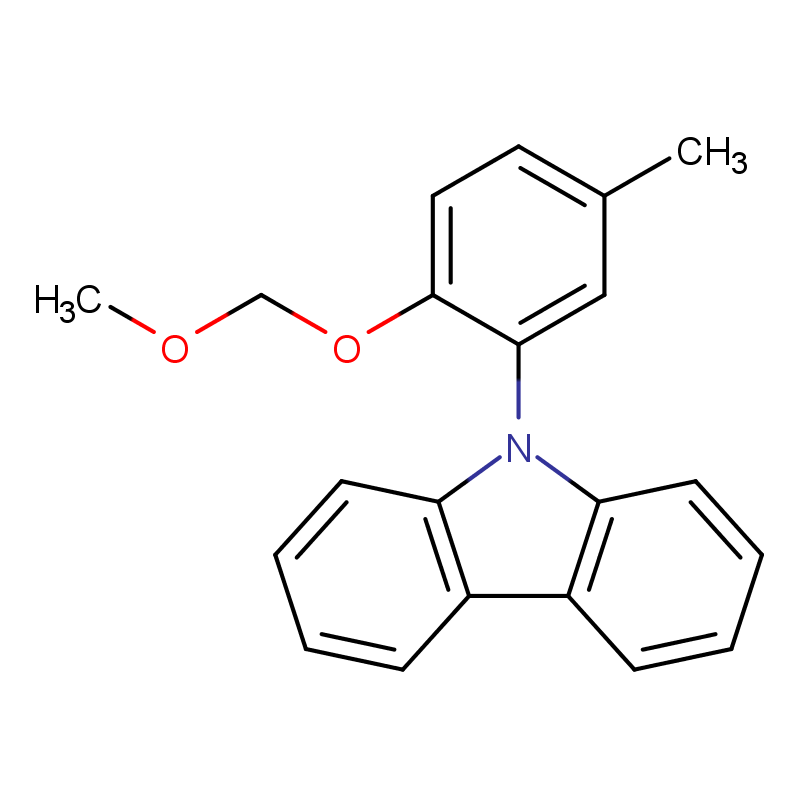 9-(2-(甲氧基甲基醚)-5-甲基苯基)-9H-咔唑
