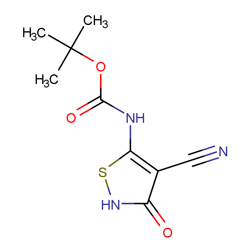 Tert-Butyl4-cyano-3-hydroxyisothiazol-5-ylcarbamate
