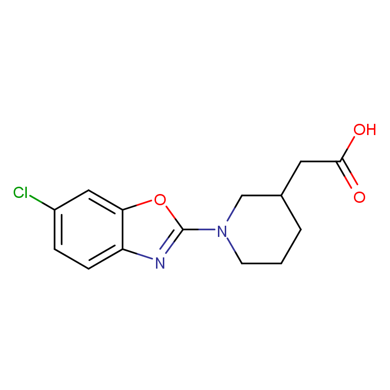 [1-(6-chloro-1,3-benzoxazol-2-yl)piperidin-3-yl]acetic acid