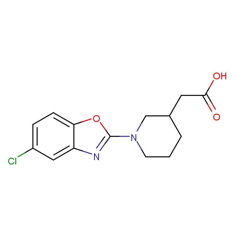 [1-(5-chloro-1,3-benzoxazol-2-yl)piperidin-3-yl]acetic acid