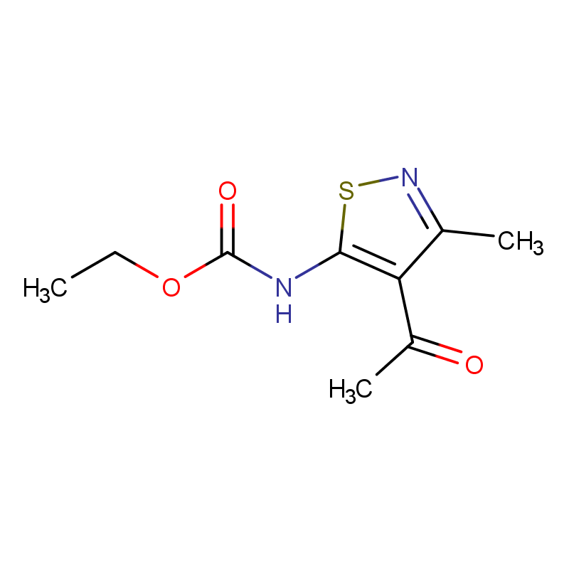 N-(4-乙酰基-3-甲基-1,2-噻唑-5-基)氨基甲酸乙酯
