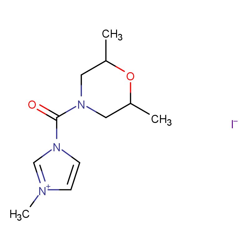 1-[(2,6-dimethylmorpholin-4-yl)carbonyl]-3-methyl-1H-imidazol-3-ium iodide