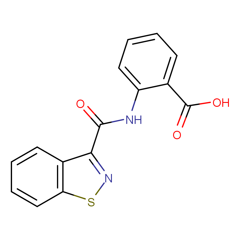 2-[(1,2-苯并异噻唑-3-基羰基)氨基]苯甲酸