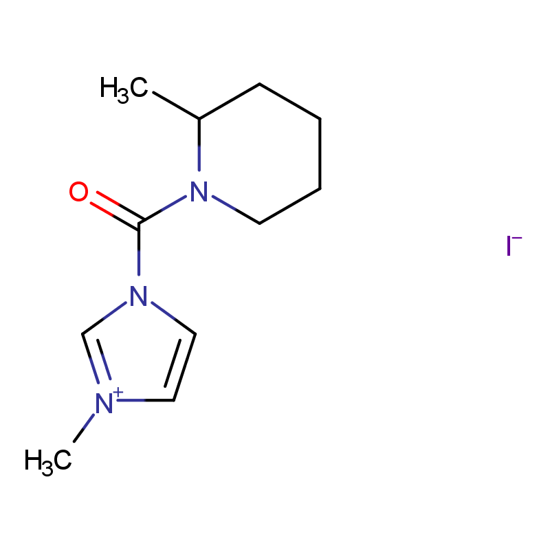 3-methyl-1-[(2-methylpiperidin-1-yl)carbonyl]-1H-imidazol-3-ium iodide