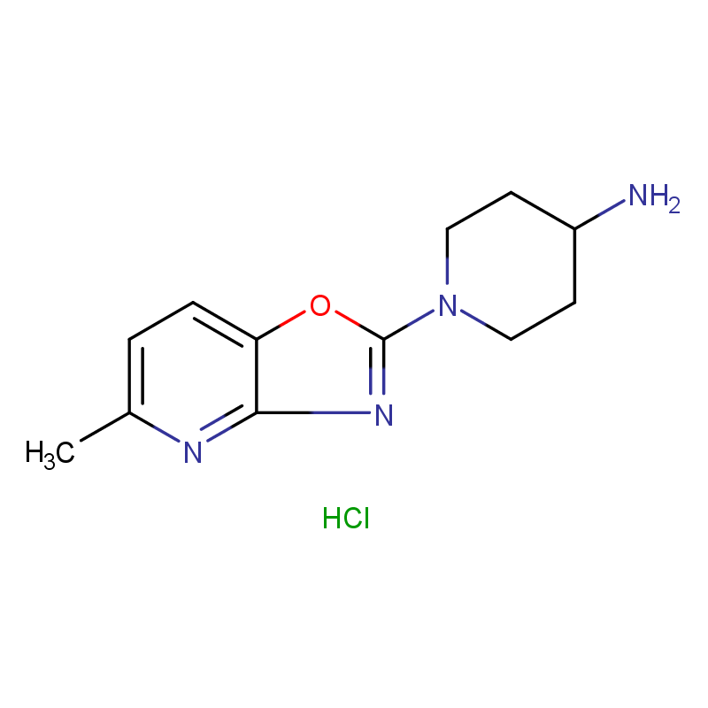 1-(5-methyl[1,3]oxazolo[4,5-b]pyridin-2-yl)piperidin-4-amine hydrochloride