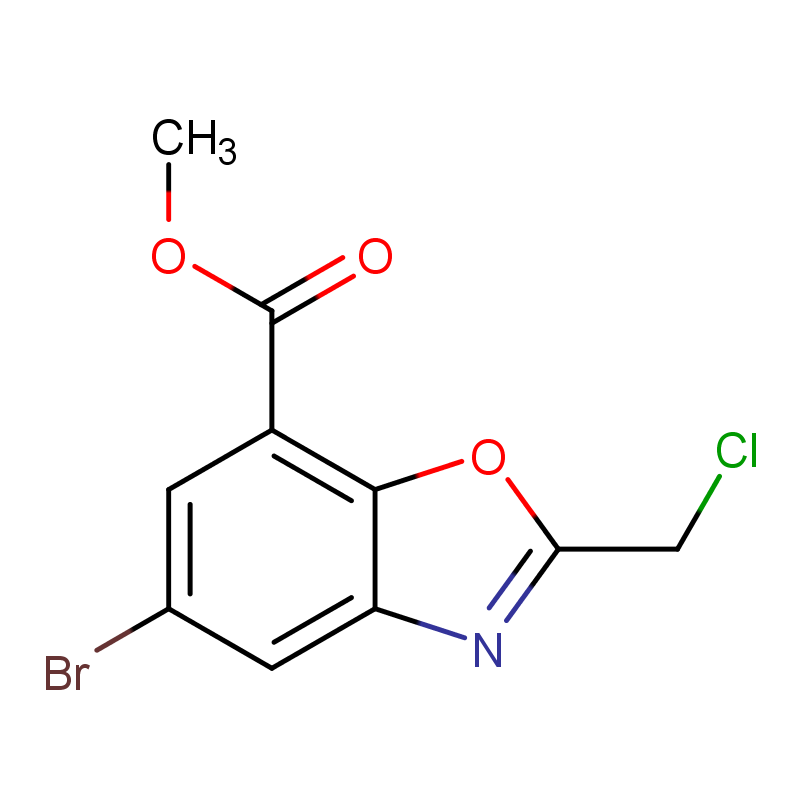 Methyl 5-bromo-2-(chloromethyl)-1,3-benzoxazole-7-carboxylate