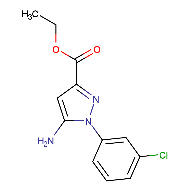 5-氨基-1-(3-氯苯基)-1H-吡唑-3-甲酸乙酯