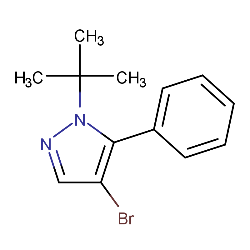 1 -叔丁基-4-溴- 5 -苯基- 1H -吡唑