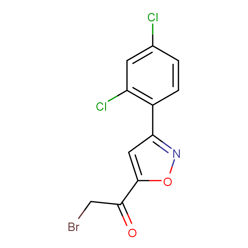 2-溴-1-[3-(2,4-二氯苯基)异噁唑-5-基]乙醛-1-酮