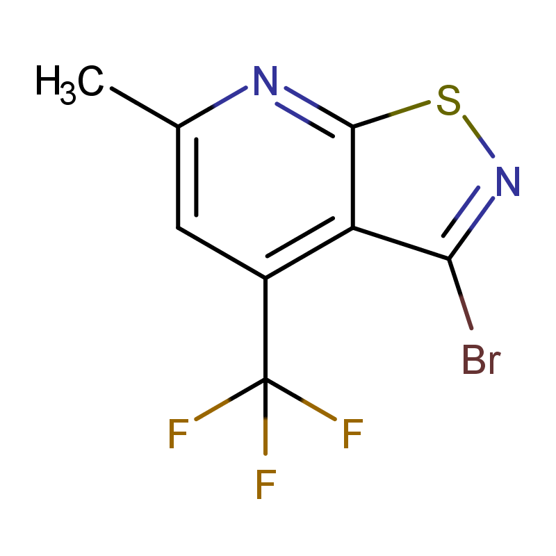 3-bromo-6-methyl-4-(trifluoromethyl)isothiazolo[5,4-b]pyridine(SALTDATA: FREE)