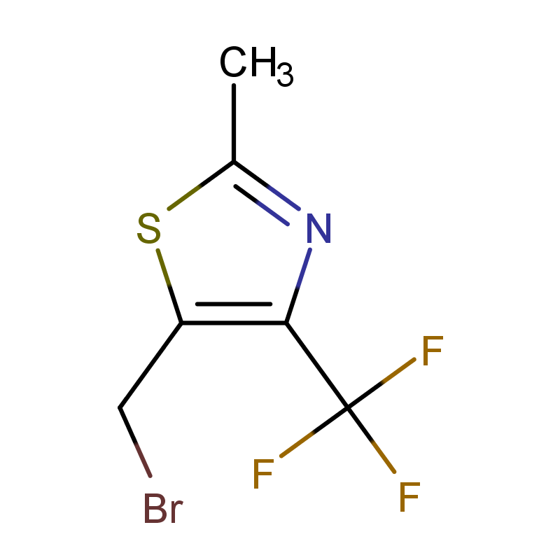 5-(溴甲基)-2-甲基-4-(三氟甲基)-1,3-噻唑
