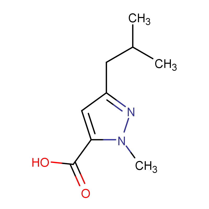 3-异丁基-1-甲基-1H-吡唑-5-羧酸
