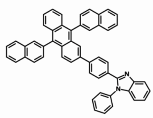 2-[4-(9,10-二萘-2-蒽-2-基)苯基]- 1-苯基-1H-苯并咪唑